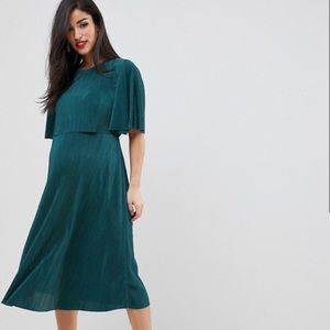 ASOS DESIGN Maternity Nursing crop midi dress